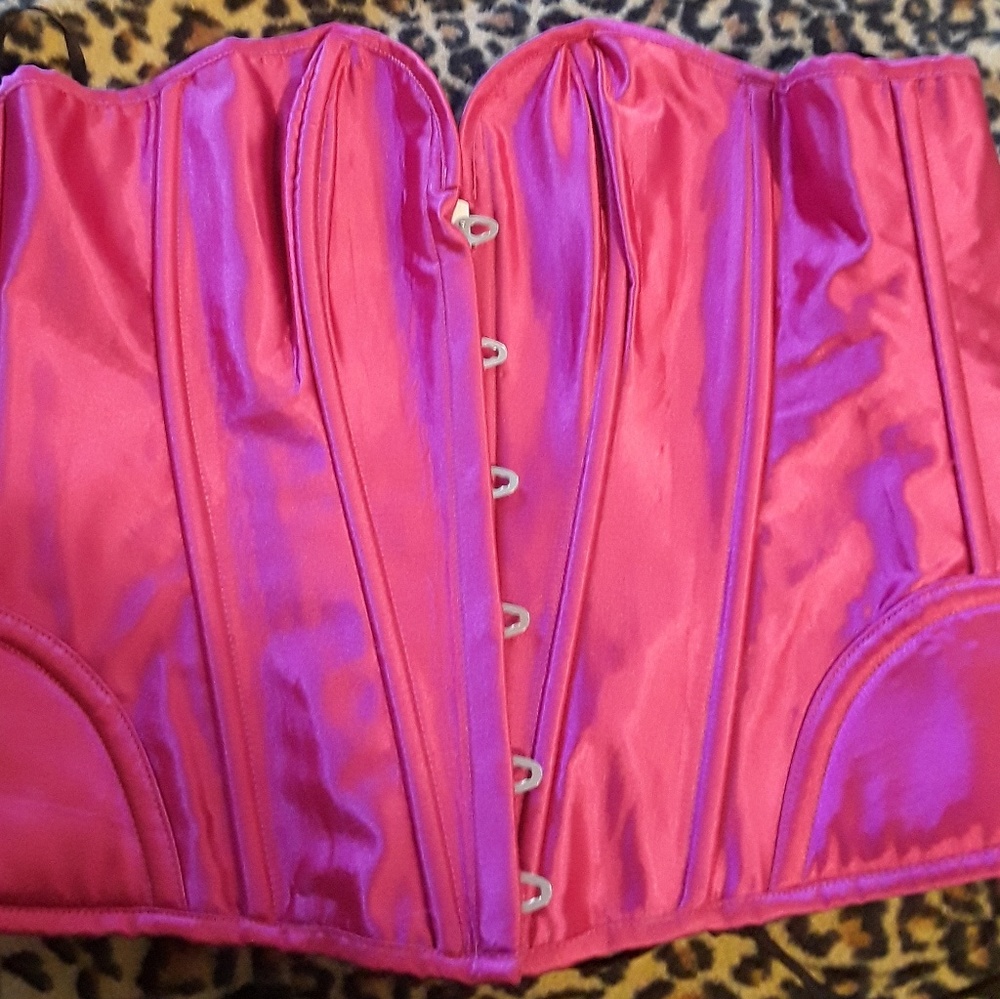 Bedroom stories pinup burlesque corset pink